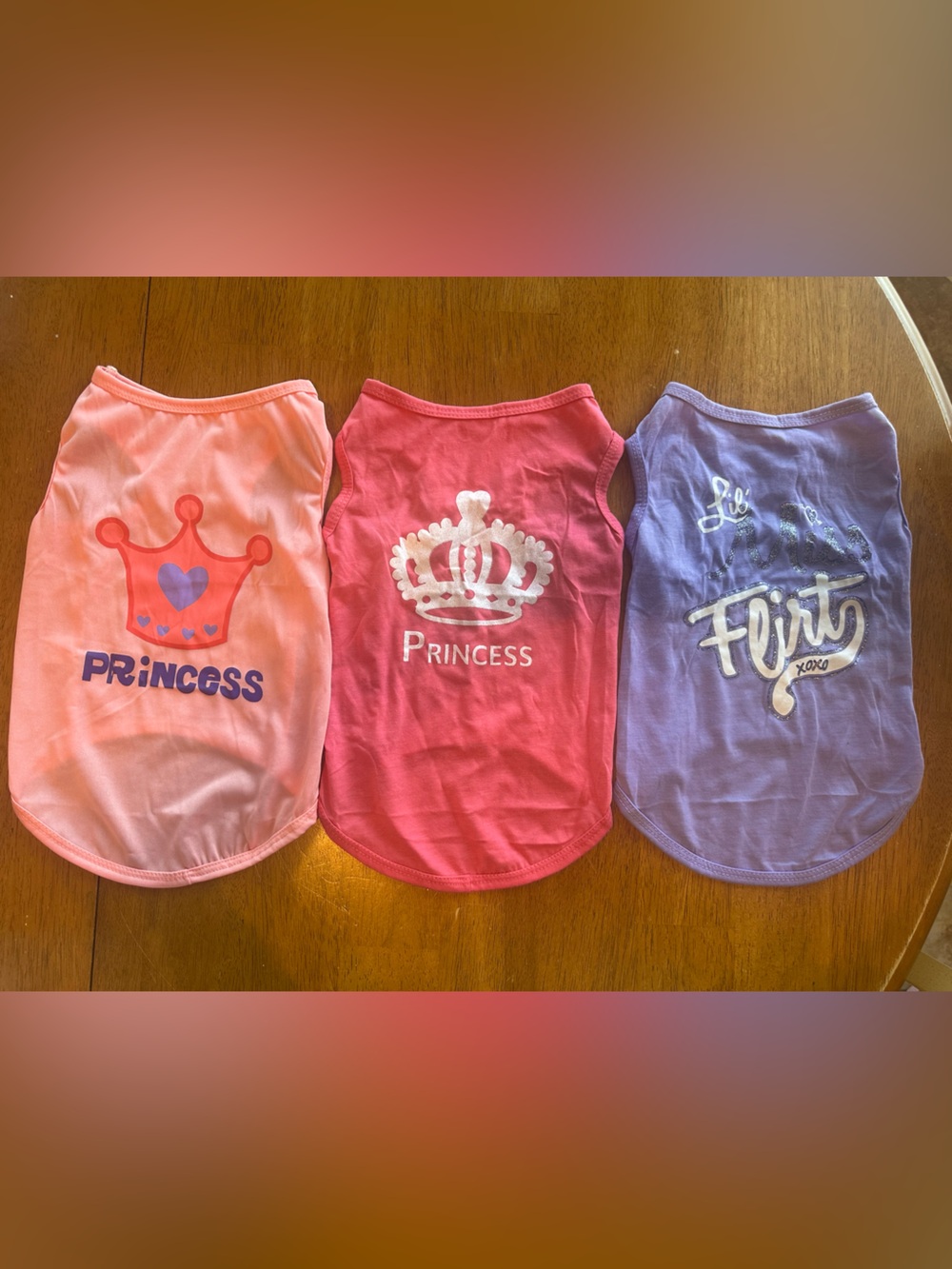 Pet Princess Graphic  - Pink, Coral & Purple